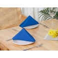 thumbnail image 6 of REGALWOVEN Polyester Napkins 6 Pack Cloth Napkins for Wedding Party Restaurant Dinner Parties Blue 18"x18", 6 of 6