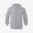 thumbnail image 4 of Men's Cable Knit Hoodies Casual Long Sleeve Sweatshirts Fashion Basic Tops Solid Color Hooded Winter Sweater Shirt (M, Gray), 4 of 5