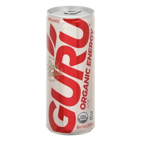 Guru Energy Drink Energy Drink - Low Calories - Case of 24 - 8.4 Fl oz.