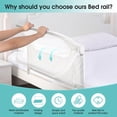 thumbnail image 4 of Baranda de cama NUTIKAS de 90 cm abatible y ajustable en altura, 4 of 7