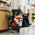 thumbnail image 6 of Fox Large Capacity Reusable Foldable Oxford Cloth Laundry Basket Beach Bag Shopping Basket Grocery Bags, 6 of 7