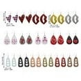 thumbnail image 3 of Minnieouse Pendientes Cuero Labio Oreja Cuelga En forma de corazón Joyería hueca Adornos de aretes Favores de fiesta Regalo de San Valentín Boda Ropa, zapatos y accesorios Miscelánea Tipo 1 Minnieouse AP010115-01, 3 of 6