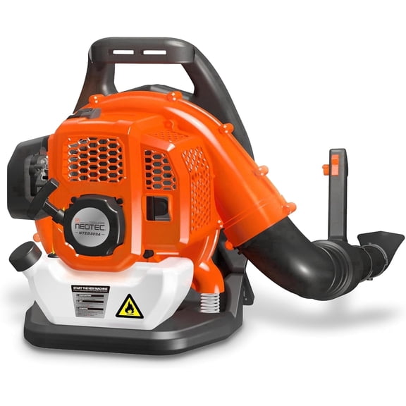 52cc Gas Backpack Leaf Blower, 564 CFM 216 MPH 2-Cycle Handheld Blower , Anti-Vibration Padded Harness, Easy Start Backpack Leaf Blower for Large Yard Lawn Leaf Cleanup