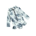 thumbnail image 2 of Suealasg Kids Girls Romper Swimsuits Little Girls Summer One Piece Swimwear Long Sleeve Tie-dye Rash Guard Bathing Suit Beachwear 1-5 Years, 2 of 8