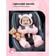 thumbnail image 3 of Mameluco de lana con capucha para bebé PATPAT Bear Pink 12-18 M, 3 of 8