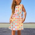 thumbnail image 1 of pop seller Summer Trend Casual Digital Printed Children's Sleeveless Vest Dress, 1 of 6