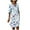 White womens dresses, variant on Wycnly Womens Dresses Beach Comfy Breathable Cotton Linen Loose Tunic Midi Sundress Summer Floral Print V-Neck Elbow-Length Formal Knee-Length Dress White l