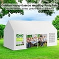 thumbnail image 5 of 13x26FT Party Tent - Heavy Duty Outdoor Canopy. Elegant Wedding Shelter with Removable Sidewalls, Church Windows & Double Doors, Spacious White Roof for Parties, Weddings, 5 of 7