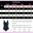 thumbnail image 3 of GEWSEY Women Tummy Control One Piece Swimsuit - Push Up Bathing Suit Full Coverage Slimming Swimwear (Blue, XL), 3 of 9