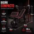 thumbnail image 5 of Banco de Pesas Multiposiciones Centurfit Discos Barra Recta, 5 of 5