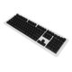 thumbnail image 1 of Teclas de Teclado Nikou Teclas Retroiluminadas 108 Teclas Transparentes, 1 of 9