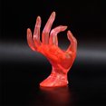 thumbnail image 3 of Matsuzay Maniquí OK mano dedo joyería soporte de exhibición estante titular transparente forma rosa maniquí soportes guante Almacenamiento y organización del hogar Rosa roja, 3 of 6