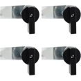 thumbnail image 5 of 4Pcs Thumb Operated Offset Cam Locks, T Handle Swing Knob Turn Latch Th, 5 of 5
