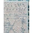 thumbnail image 6 of Unique Loom Leipzig Collection Area Rug - Dresden (8' x 10' Rectangle Blue/Gray), 6 of 6