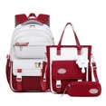 thumbnail image 2 of Backpack 3Pcs/Set for Girls Large Capacity Middle Schoolbag Student Schoolbag Set School Backpack Bags for Teenage Students Bag, 2 of 5