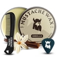 thumbnail image 1 of Kit de cera y peine para bigote, llamativo estilo Viking, fijación media/fuerte, 1 of 8
