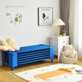 Giantex Kids Stackable Cot, Set of 6 Daycare Portable Toddler Rest Bed, Resting & Sleeping Cot