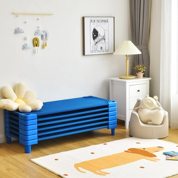 Daycare top cot storage