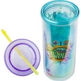Cruise 20oz BPAFree Movie Themed Plastic Cold Cup with Lid and Straw