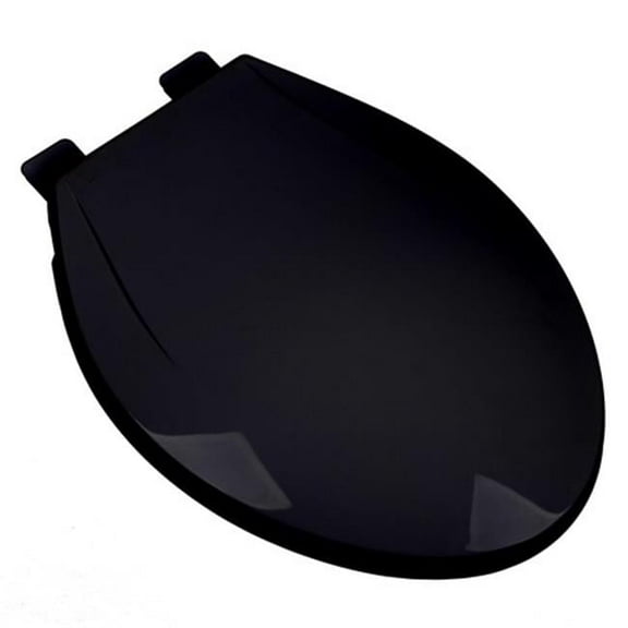 Plumbing Technologies 2F1E6-90 Slow Close Plastic Elongated Contemporary Design Toilet Seat- Black