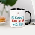 thumbnail image 3 of CafePress - Rock Star Looks Like Mug - 11 oz Ceramic Mug - Novelty Coffee Tea Cup, 3 of 4