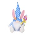 thumbnail image 1 of Muñeca de peluche sin rostro para decoración de Pascua, conejito de lana, 28 x 11 cm, 1 of 3