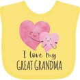 thumbnail image 3 of Inktastic I Love My Great Grandma Boys or Girls Baby Bib, 3 of 4