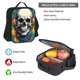 thumbnail image 5 of Fotbe Modern Hip-Hop Skull Set Escolar 3 en 1 para Niños - Mochila Duradera con Lonchera Aislante y Estuche para Lápices - Mochila Escolar para Niños y Niñas, 5 of 7