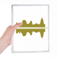 thumbnail image 1 of Symbolic Reflections Pagodas Urban Landscape Architecture Notebook Loose Diary Refillable Journal Stationery, 1 of 3