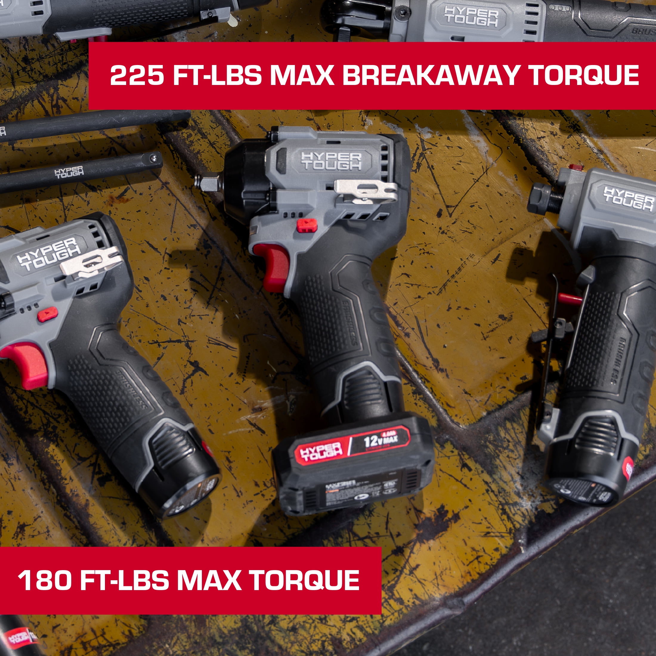 Hyper Tough 12V Brushless Impact Wrench