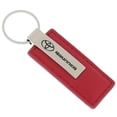 thumbnail image 2 of Toyota 4Runner Red Rectangular Leather Key Chain, 2 of 3