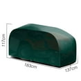 thumbnail image 3 of Bgsha PE Lawn Mower Cover Rain Cover Grass Shovel Cover Tractor Sun Protection Cover, 3 of 9