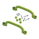 thumbnail image 2 of 2 piezas de accesorios para áreas de juegos, barras de agarre para casita de juegos, con tornillos, juego de escalada verde claro, 2 of 9