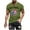 Army Green#1, variant on MELDVDIB Mens T-Shirts Fashion Printed Fashion Casual Slim Summer Tops Short Sleeve Shirts Light Weight Comfy Crewneck Tees