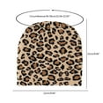 thumbnail image 2 of HOWPAY Slouchy Beanie for Women Men Oversized Windproof Leopard Print Knitted Winter Hats for Cold Weather Soft Warm Unisex Skull Caps, 2 of 3