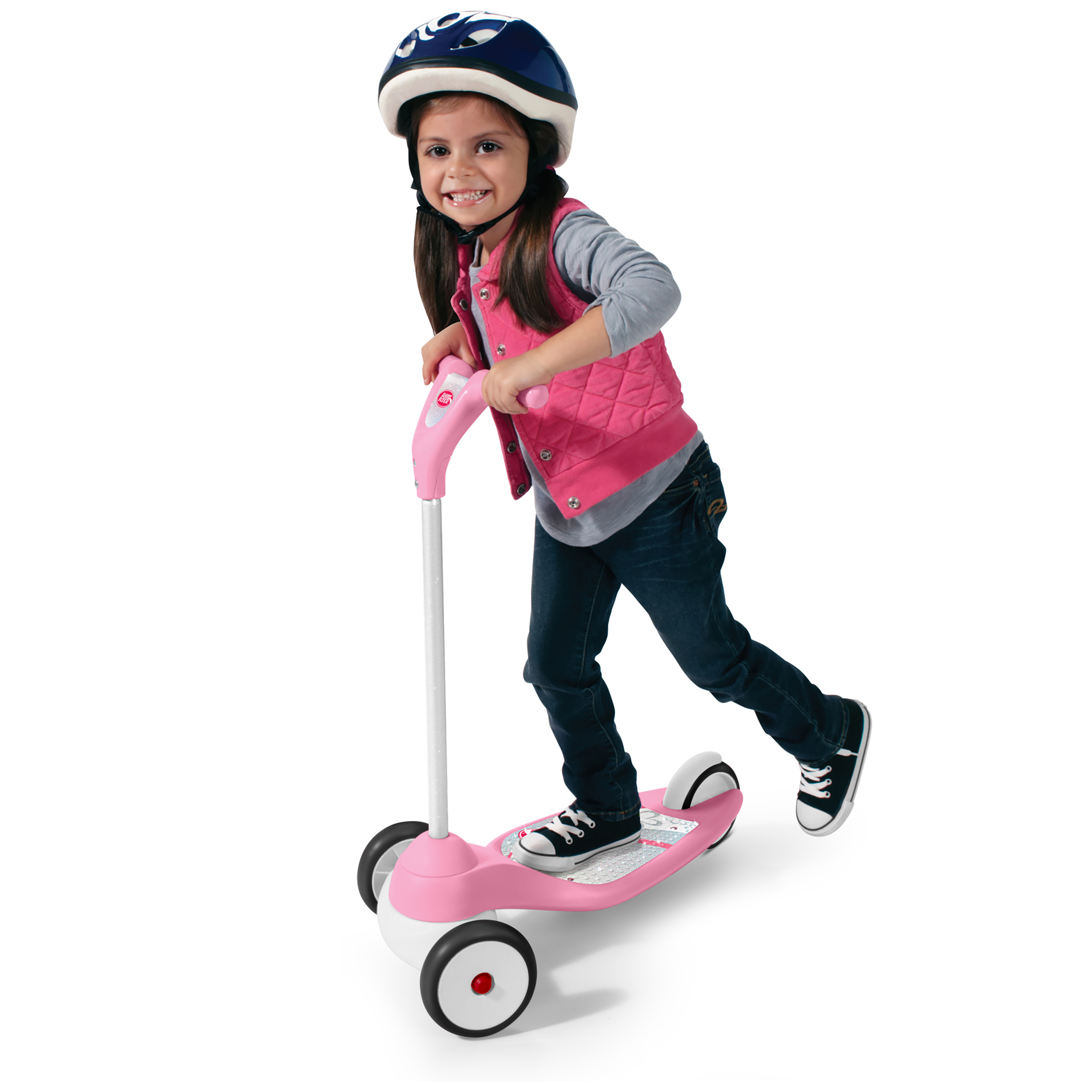 Radio Flyer, My 1st Scooter Sparkle, 3-Wheels, Pink - image 2 of 6
