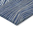 thumbnail image 3 of Addison Rugs Chantille Indoor/Outdoor Transitional Stripes Navy Machine Washable Rectangle Rug, 10' x 14', 3 of 8