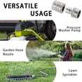thumbnail image 4 of Stainless Steel Garden Hose Quick Connect Fittings Set, 3/4″ Universal Water Hose Connectors Kit, Quick Connect Garden Hose to Pressure Washer Adapter for Faucet Pressure Washer & Outdoor Irrigation, 4 of 7