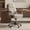 Khaki, variant on Spruce & Spring Modern Ergonomic Swivel Office Chair with Bentwood Arms, Upholstered High Back Desk Chair with Tilt Function and Durable Metal Base, Khaki