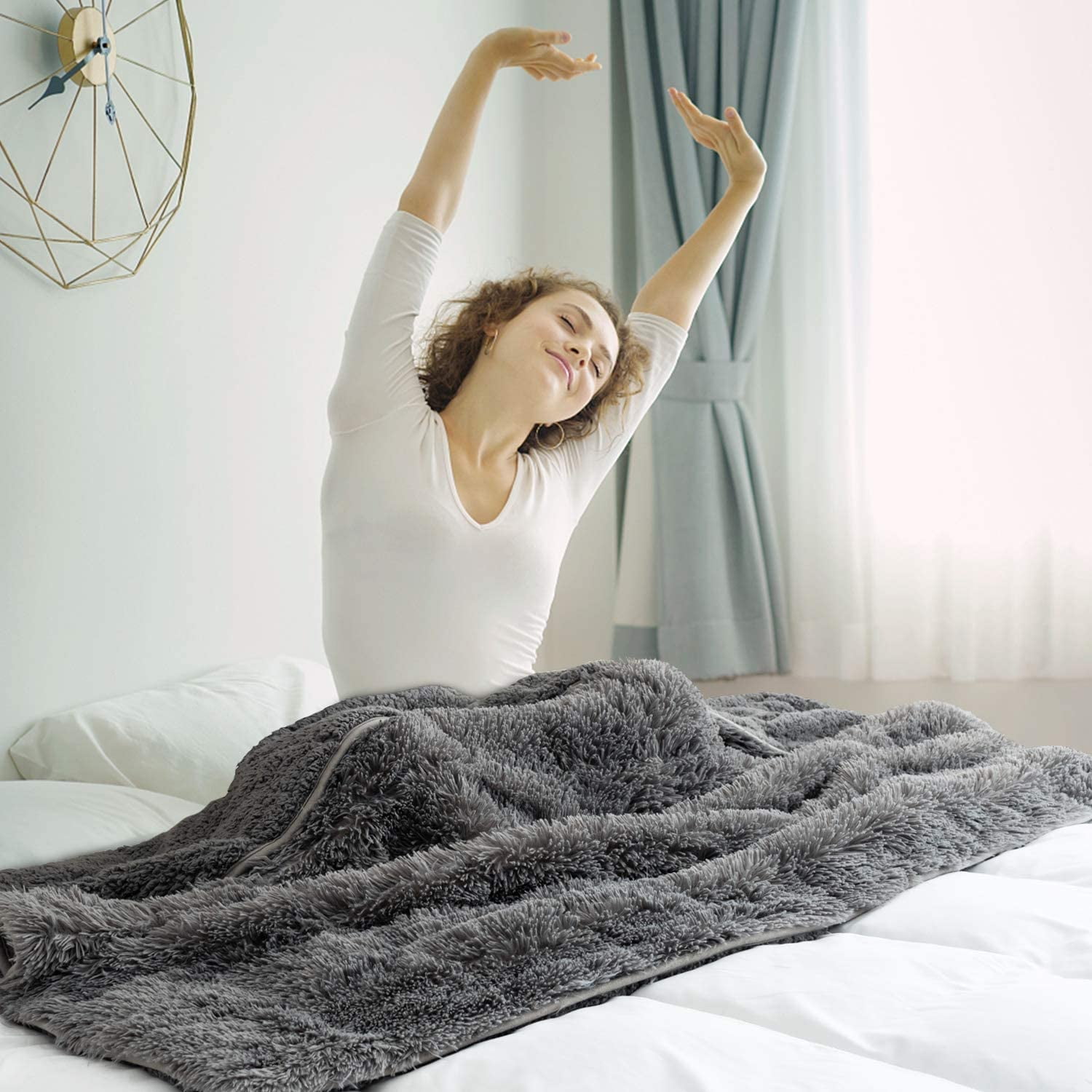 Uttermara 20lbs Faux Fur Weighted Blanket Super Ghana Ubuy