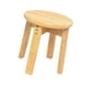 thumbnail image 2 of Taburete de madera Taburete de madera Taburete de escalera Asiento estable Silla Taburete pequeño de madera Tocador altura 30cm, 2 of 9