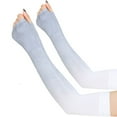 thumbnail image 1 of Mangas de protección para conducir para hombres y mujeres, guantes de compresión, cubiertas de tatuaje para brazo de enfriamiento con orificio para el pulgar, 3 pares, 1 of 6
