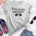 thumbnail image 2 of Princess Security Shirt, Unisex Women's Men's Shirt, Funny Princess Shirt, Princess Vacation Tee Theme Park, Heather Ash, Large, 2 of 6