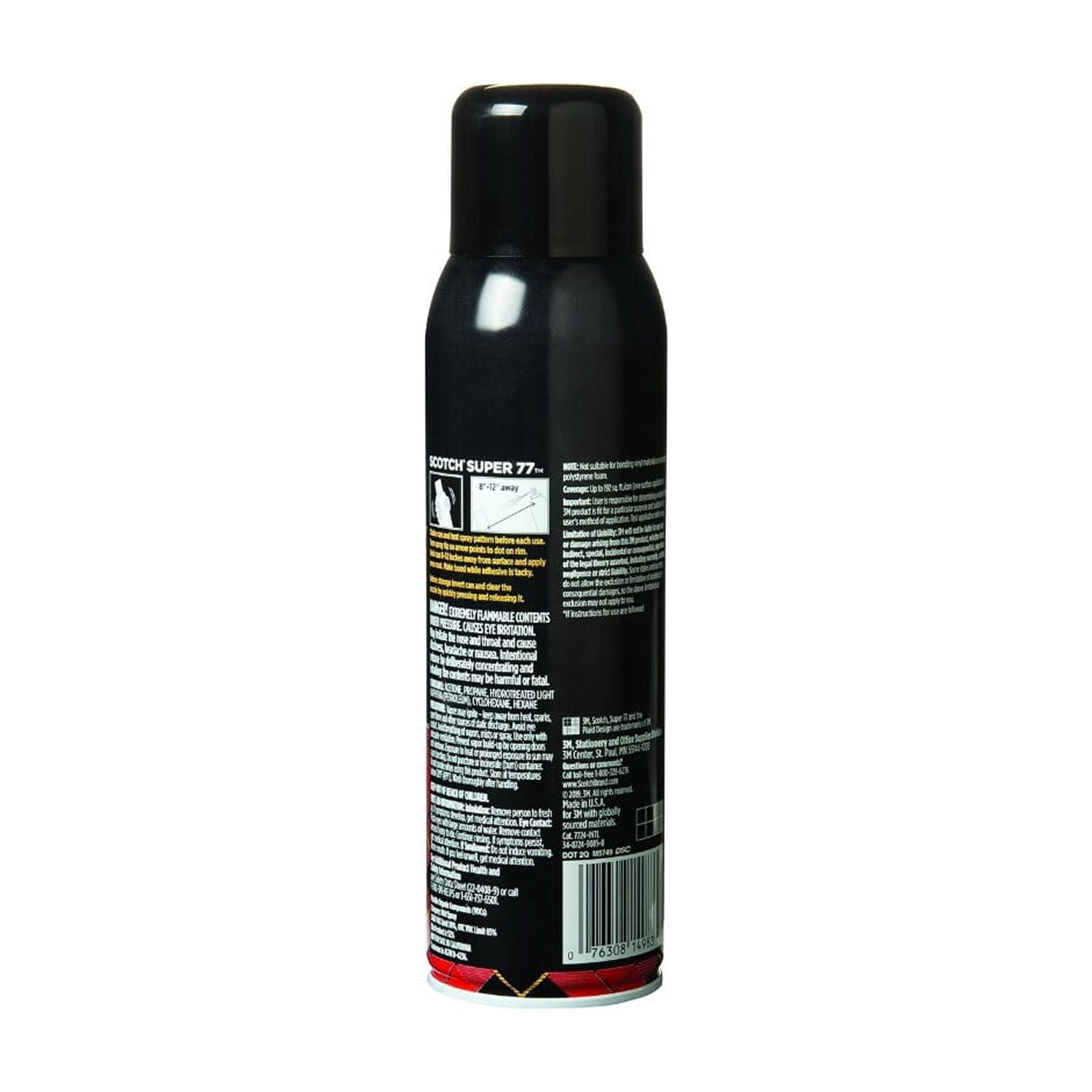 Scotch Super 77 Multi-Purpose Spray Adhesive, 13.5 oz