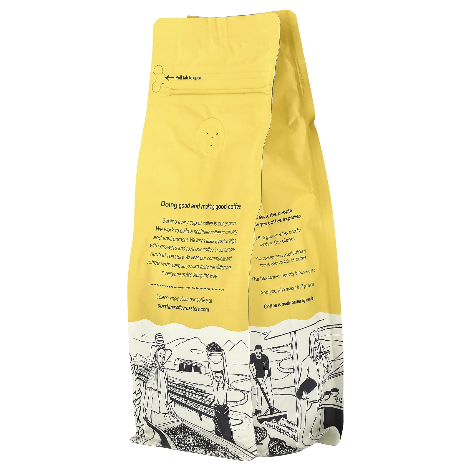 Portland Roasting 12 Oz Bag Swp Decaf Vienna Coffee Gr