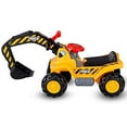 thumbnail image 3 of Kids Toddler Ride On Excavator Digger Truck Scooter Power Motor Car SUV RC Remote Control Light Vehicle Remote Control MP3 Speed Electric Battery Foot Pedal Smooth Ride for Kid Age Minimum, 3 of 8