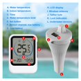 thumbnail image 4 of Wireless Digital Swimming Thermometer Clock Outdoor Floating Aquarium Water Temperature Monitor ,Higher Accuracy, 4 of 6