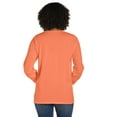 thumbnail image 3 of Hanes Pocket T-Shirt Long Sleeve Unisex Garment Dyed Tee Crewneck Cotton, 3 of 4