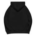 thumbnail image 6 of Uqiangy Oversized Hoodies for Women Tunic Sweatshirts for Women Crew Neck Sweatshirts Women Women's Sweatshirt Womens Crewneck Sweatshirt Fleece Pullover Women Hoodies for Women Black 2XL, 6 of 9