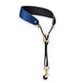 thumbnail image 1 of Leather Saxophone Neck Strap for Soprano Tenor Alto Baritone Sax Multi Color Blue, 1 of 9